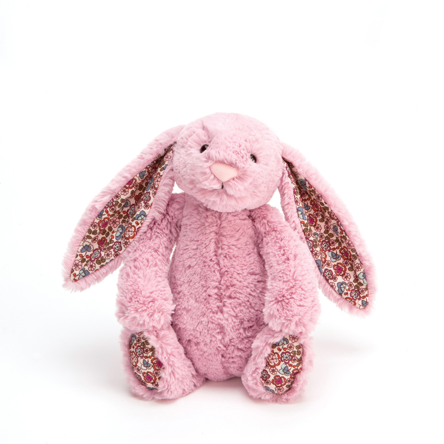KRÓLIK, Blossom Tulip Pink Bunny, Jellycat, wys. 31 cm